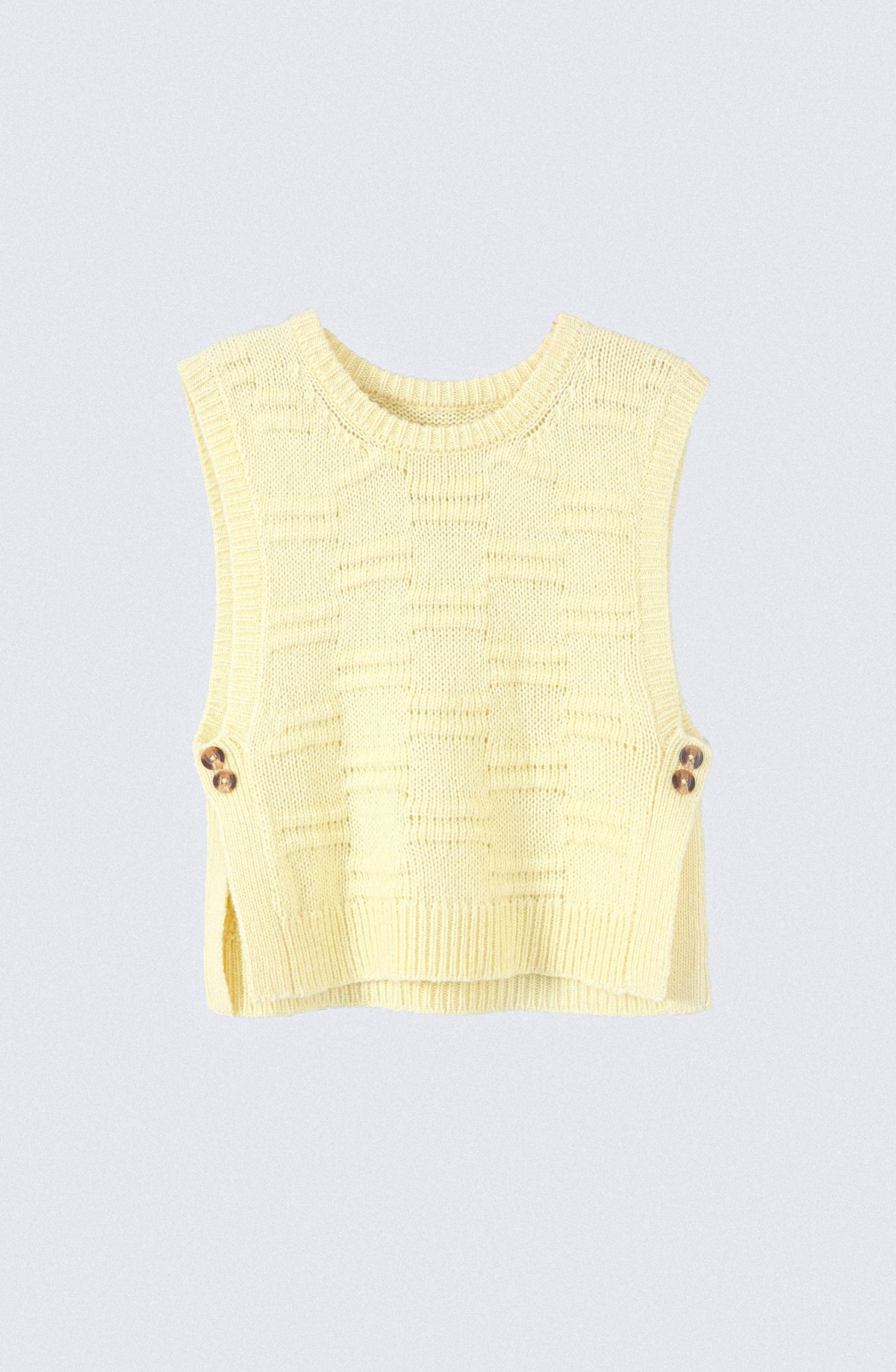 Vest Tejido Butter Yellow