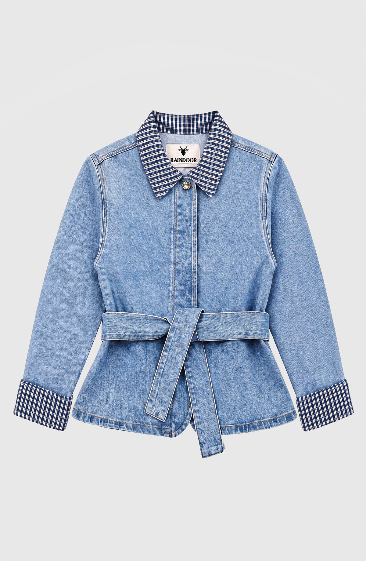 Campera Detalle Print Blue
