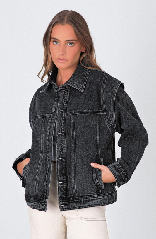 Campera Jeans Black