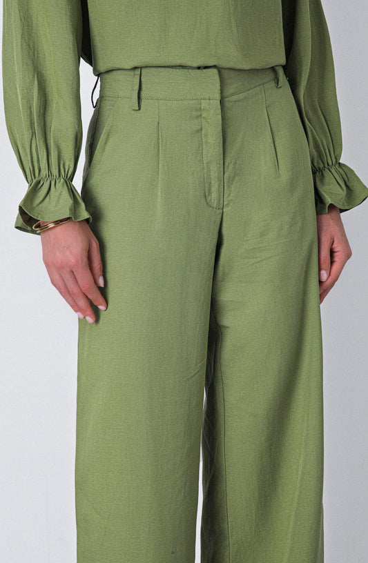 Pantalón Recto Green