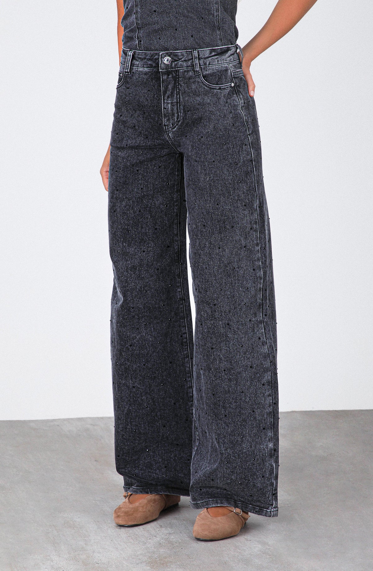 Pantalón Strass Black