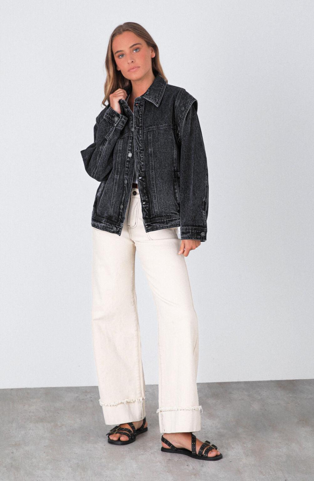 Campera Jeans Black