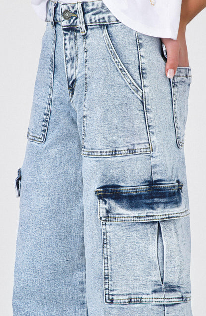 Pantalón Bag Blue