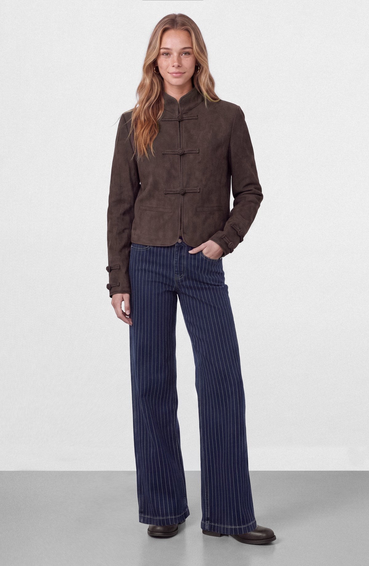 Campera Suede Japo Brown