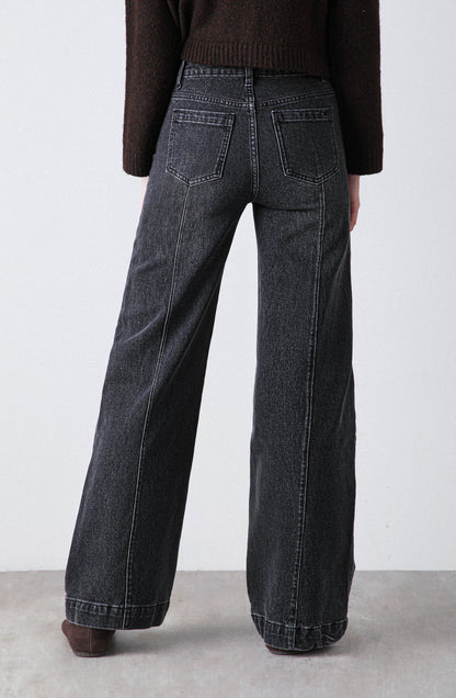 Pantalón Wide Leg Pocket Black