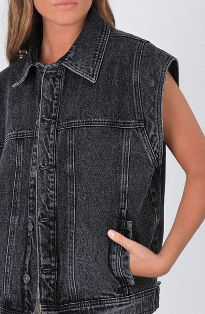 Campera Jeans Black