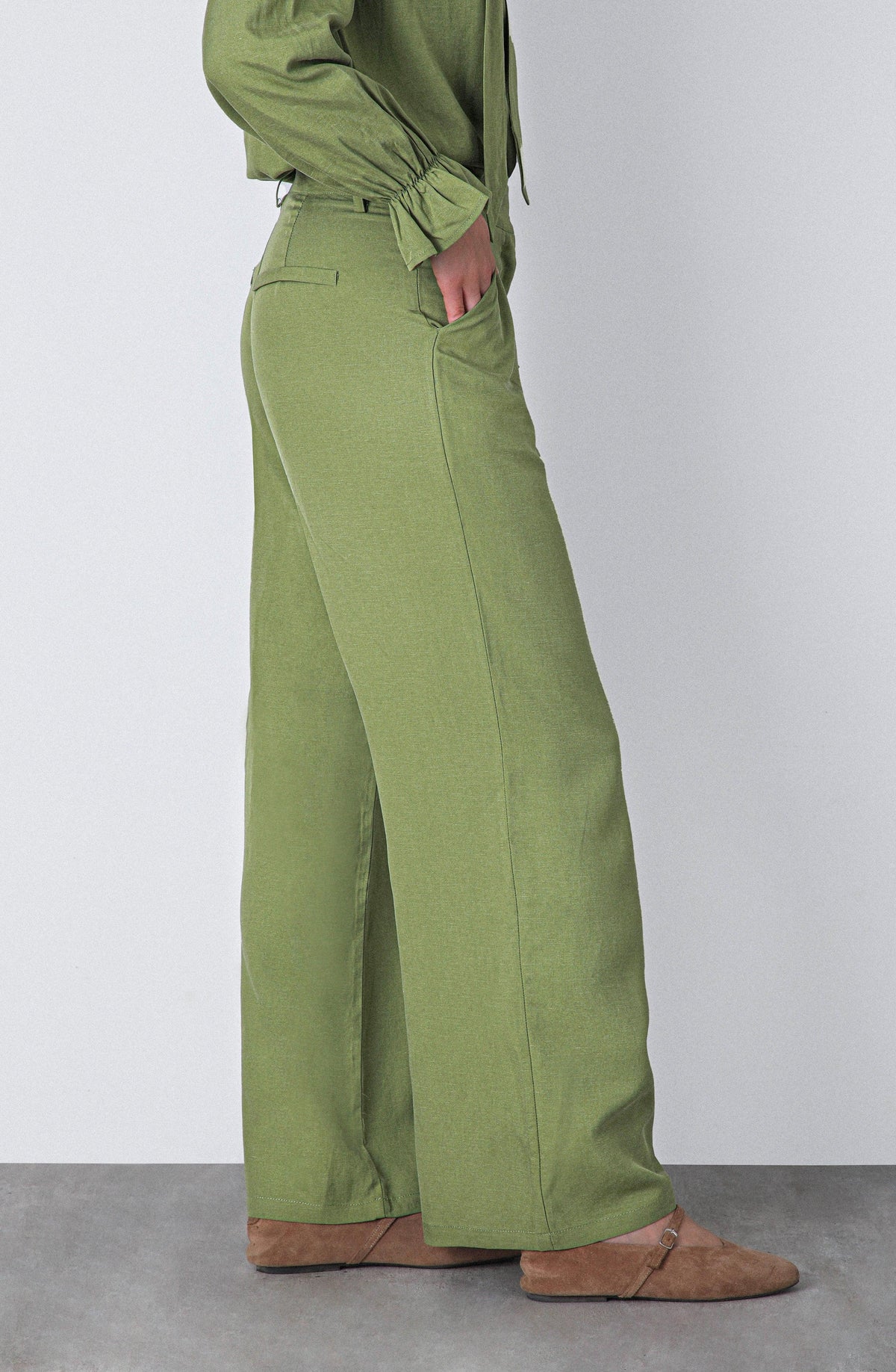 Pantalón Recto Green
