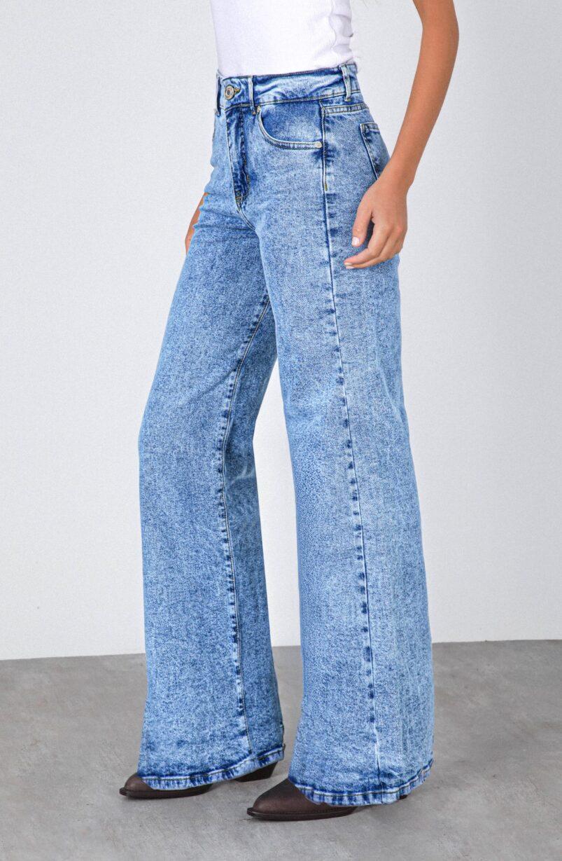 Pantalón Ojal Back Pocket Blue