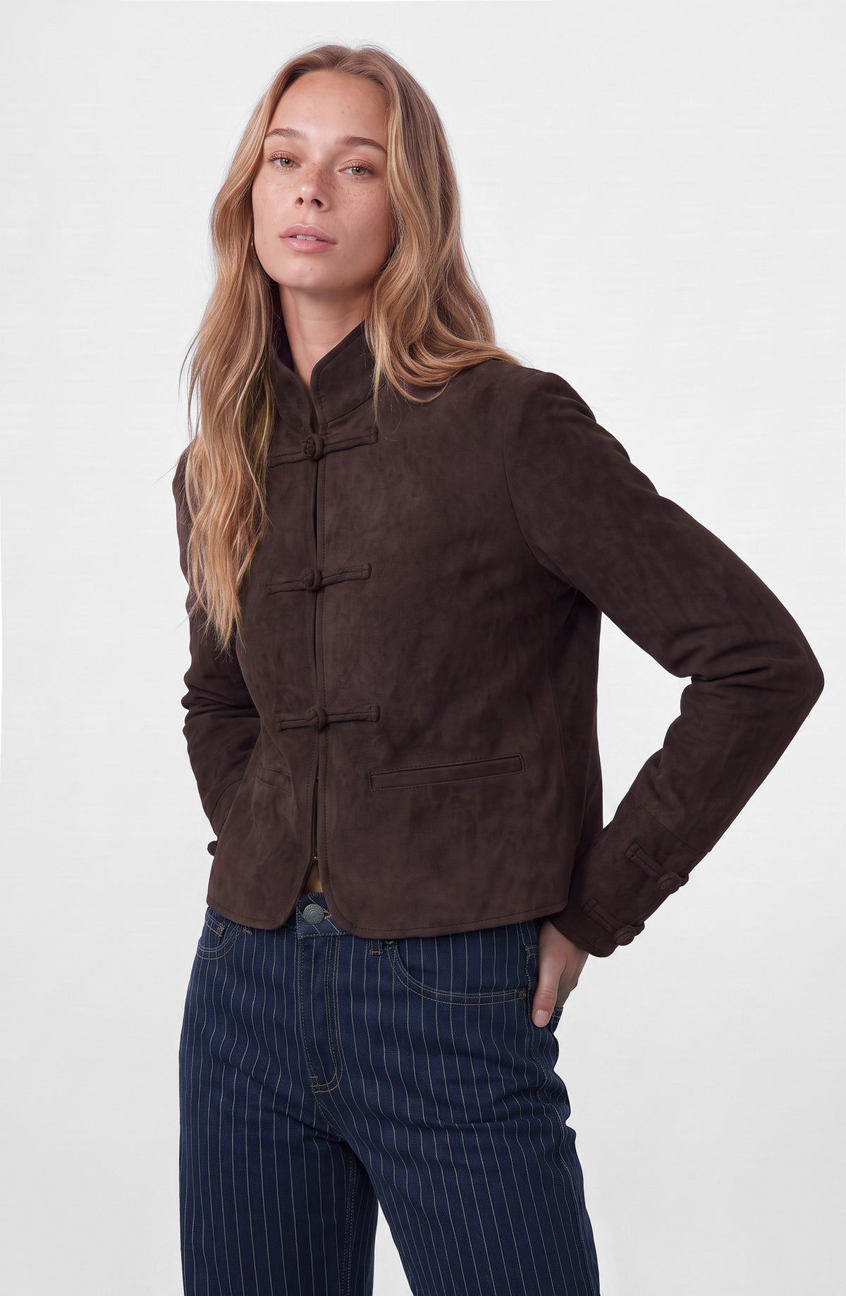 Campera Suede Japo Brown